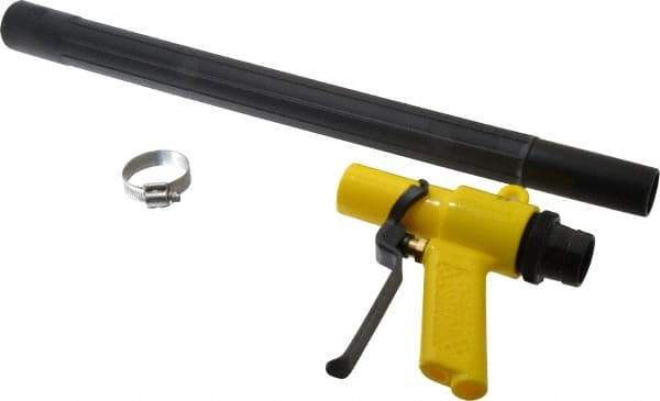 Royal Products - Vacuum Air Gun Dust Bag Kit - Blowing, Conveying & Cleaning Functions, Includes Pneumatic Vacuum Gun, Dust Bag, Extension Tube & Clamp - Exact Tool & Supply