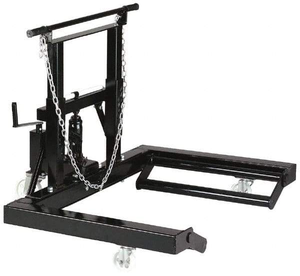 Omega Lift Equipment - 3 Wheel, 1,500 Lb Capacity, Easy Roller - 33-1/4" High - Exact Tool & Supply