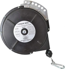 Qualtech - 15 Lb Load Capacity, 15' Travel Distance, Tool Balancer - Steel Cable, Steel Housing, Tension Adjustment, Locking Mechanism - Exact Tool & Supply