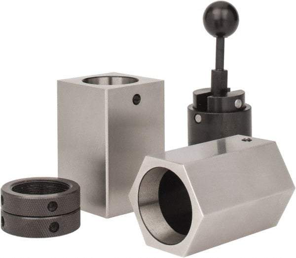 Interstate - Series 5C, 1/16 to 1-1/8" Collet Capacity, Horizontal Collet Block Chuck - Manually Activated - Exact Tool & Supply