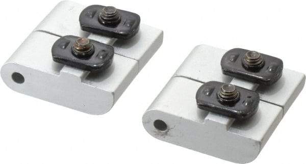 80/20 Inc. - Left Lift Off Hinge Long Pin Top Short Pin Bottom - Aluminum - Exact Tool & Supply