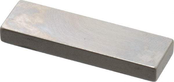 Mitutoyo - 0.136" Rectangular Steel Gage Block - Accuracy Grade 0, Includes Certificate of Inspection - Exact Tool & Supply