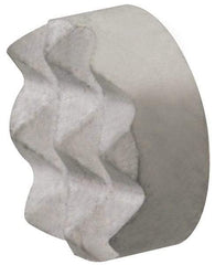 Fairlane - 4-Point Tooth Grade, Diamond Tooth Pattern, 1/2" Diam, Solid Carbide, Round Positioning Gripper Pad - 5/32" High - Exact Tool & Supply