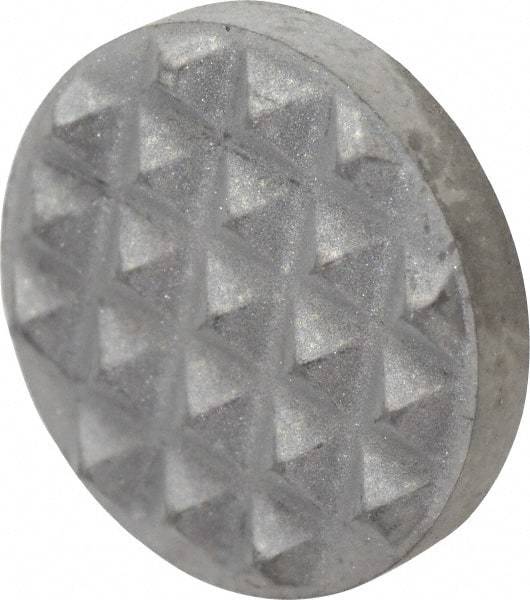 Fairlane - Extra Fine Tooth Grade, Diamond Tooth Pattern, 1/2" Diam, Solid Carbide, Round Positioning Gripper Pad - 1/8" High - Exact Tool & Supply