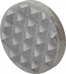 Fairlane - Extra Fine Tooth Grade, Diamond Tooth Pattern, 1/2" Diam, Solid Carbide, Round Positioning Gripper Pad - 1/8" High - Exact Tool & Supply