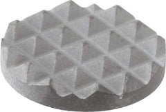 Fairlane - Fine Tooth Grade, Diamond Tooth Pattern, 5/8" Diam, Solid Carbide, Round Positioning Gripper Pad - 1/8" High - Exact Tool & Supply