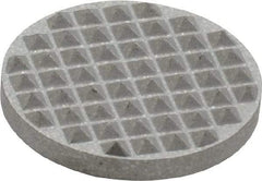 Fairlane - Extra Fine Tooth Grade, Diamond Tooth Pattern, 3/4" Diam, Solid Carbide, Round Positioning Gripper Pad - 1/8" High - Exact Tool & Supply