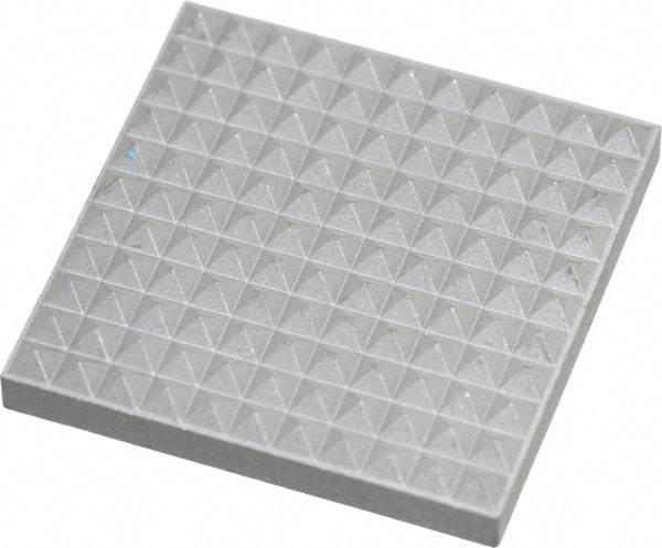 Fairlane - Extra Fine Tooth Grade, Diamond Tooth Pattern, Solid Carbide, Square Positioning Gripper Pad - 1" Long x 1" Wide x 5/32" High - Exact Tool & Supply