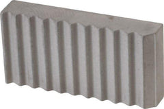 Fairlane - Saw Tooth Grade, Saw Tooth Pattern, Solid Carbide, Rectangle Positioning Gripper Pad - 1" Long x 1/2" Wide x 3/16" High - Exact Tool & Supply