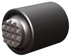 Fairlane - 4-40, 5/16" Thread Length, 5/32" Ball Diam, Serrated Ball Pad Surface, Alloy Steel, Black Oxide, Base, Swivel Action Gripper Assemblies - 3/8" Diam, 5/16" Deep Thread, 5/32" Contact Diam, 3/4" Overall Height, High Speed Steel Ball - Exact Tool & Supply