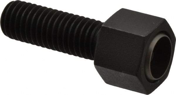 Fairlane - 1/2-13, 1-1/2" Thread Length, 5/8" Ball Diam, Alloy Steel, Hex Head, Swivel Action Gripper Assemblies - 5/8" Head Height, 13/16" Hex, Stainless Steel Ball - Exact Tool & Supply