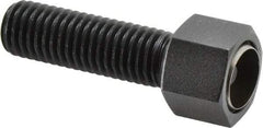 Fairlane - 5/8-11, 2" Thread Length, 3/4" Ball Diam, Alloy Steel, Hex Head, Swivel Action Gripper Assemblies - 11/16" Head Height, 15/16" Hex, Stainless Steel Ball - Exact Tool & Supply