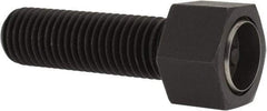 Fairlane - 3/4-10, 2-1/2" Thread Length, 7/8" Ball Diam, Alloy Steel, Hex Head, Swivel Action Gripper Assemblies - 3/4" Head Height, 1-1/8" Hex, Stainless Steel Ball - Exact Tool & Supply