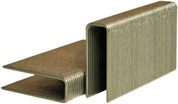 Stanley Bostitch - 1-1/2" Long x 1/2" Wide, 15.5 Gauge Crowned Construction Staple - Grade S4 Steel, Chisel Point - Exact Tool & Supply