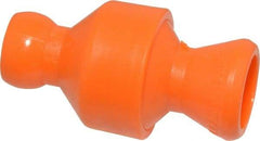 Loc-Line - 2 Piece, 1/4" ID Coolant Hose In-Line Valve - Female to Ball Connection, Acetal Copolymer Body, Unthreaded, Use with Loc-Line Modular Hose Systems - Exact Tool & Supply