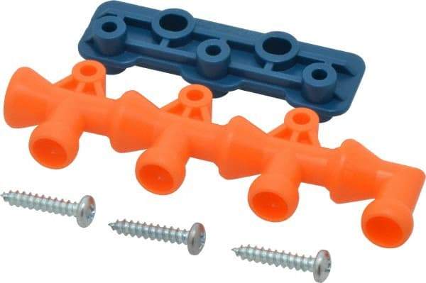 Loc-Line - 1/4" Hose Inside Diam, Coolant Hose Manifold - For Use with Loc-Line Modular Hose System and Shields, 8 Pieces - Exact Tool & Supply