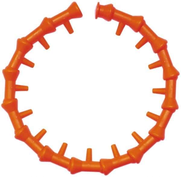 Loc-Line - 1/4" Hose Inside Diam, Coolant Hose Nozzle Kit - For Use with Loc-Line Modular Hose System, 16 Pieces - Exact Tool & Supply