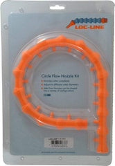 Loc-Line - 1/2" Hose Inside Diam x 1/2" Nozzle Diam, Coolant Hose Nozzle Kit - For Use with Loc-Line Modular Hose System, 16 Pieces - Exact Tool & Supply