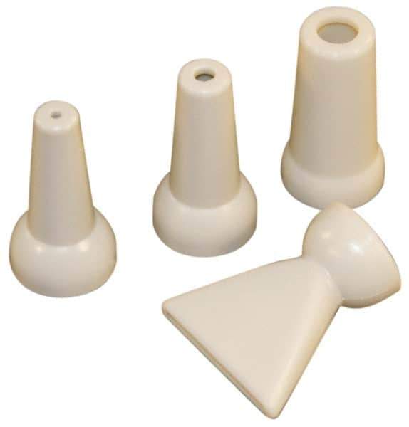 Cedarberg - 1/4" Hose Inside Diam x 1/16, 1/8, 1" (Flare), 1/4" (Round) Nozzle Diam, Coolant Hose Nozzle Kit - For Use with Snap-Loc Modular Hose System, 4 Pieces - Exact Tool & Supply
