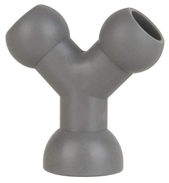 Cedarberg - 1/4" Hose Inside Diam, Coolant Hose Y-Fitting - Female to Female, for Use with Snap Together Hose System, 2 Pieces - Exact Tool & Supply