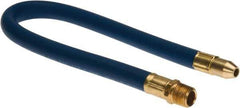 Coilhose Pneumatics - 24" Hose Length, 1/2" Nozzle Diam, 1/2" Hose ID, Coolant Hose - 1/2" NPT For Mist Coolant Systems - Exact Tool & Supply