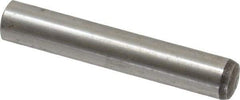 Value Collection - 10mm Diam x 60mm Pin Length Alloy Steel Standard Dowel Pin - C 58-62 Hardness, 37,100 Lb Breaking Strength, 1 Rounded End - Exact Tool & Supply