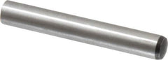 Value Collection - 10mm Diam x 70mm Pin Length Alloy Steel Standard Dowel Pin - C 58-62 Hardness, 37,100 Lb Breaking Strength, 1 Rounded End - Exact Tool & Supply