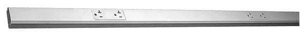 Wiremold - 5 Outlets, 120 Volts, 15 Amps, 5' Cord, Power Outlet Strip - 2 Circuits, Raceway Mount, 5-15P NEMA Configuration, 5' Strip - Exact Tool & Supply