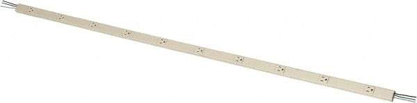 Wiremold - 10 Outlets, 120 Volts, 15 Amps, Power Outlet Strip - 1 Circuit, 5-15P NEMA Configuration, 5' Strip - Exact Tool & Supply