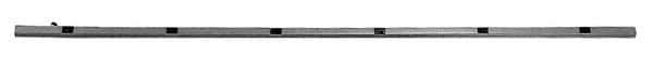 Wiremold - 2-1/2 Inch Long x 2-1/2 Inch Wide x 1.28 Inch High, Raceway Elbow End - 90°, Ivory, For Use with Wiremold NM2000 Series Raceways - Exact Tool & Supply