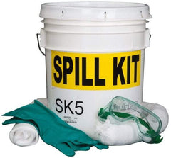 PRO-SAFE - Oil Only Spill Kit - 5 Gal Pail - Exact Tool & Supply