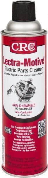 CRC - 19 Ounce Aerosol Electrical Grade Cleaner/Degreaser - 37,500 Volt Dielectric Strength, Nonflammable - Exact Tool & Supply