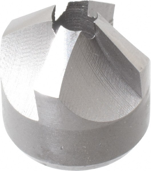 Made in USA - 4 Flutes, 5/8" Cutter Head Diam, 3/16" Pilot Hole Diam, High Speed Steel Reverse Countersink - Exact Tool & Supply