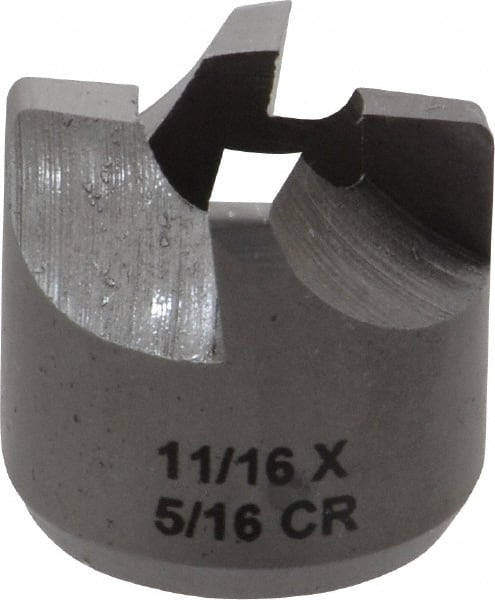 Made in USA - 4 Flutes, 11/16" Diam, 5/16" Pilot Hole Diam, High Speed Steel Reverse Counterbore - Exact Tool & Supply