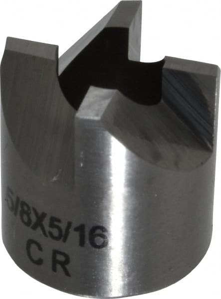 Made in USA - 4 Flutes, 5/8" Diam, 5/16" Pilot Hole Diam, Solid Carbide Reverse Counterbore - Exact Tool & Supply