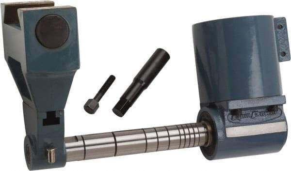 Vectrax - Right Angle Milling Head - R8 Spindle Taper, Compatible with GS 20 Series Manual Milling Machine, Includes 1 Inch Arbor, Arbor Support for NT40 Spindle, Horizontal Milling Attachment Including Right Angle Head and NT40 in - R8 out - Exact Tool & Supply