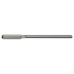 #10 STR / RHC HSS Straight Shank Straight Flute Reamer - Bright - Exact Tool & Supply