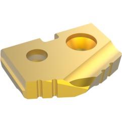 1/2'' Dia - Series Y - 3/32'' Thickness - Super Cobalt AM200TM Coated - T-A Drill Insert - Exact Tool & Supply