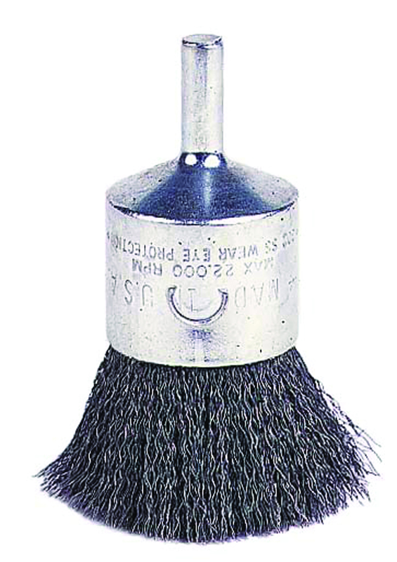 1'' Diameter - Steel Wire End Brush - Exact Tool & Supply