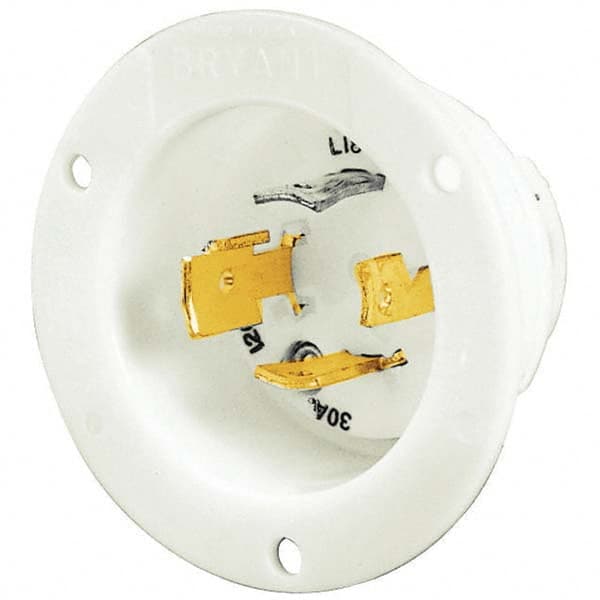 Bryant Electric - Twist Lock Plugs & Connectors Connector Type: Inlet Grade: Industrial - Exact Tool & Supply