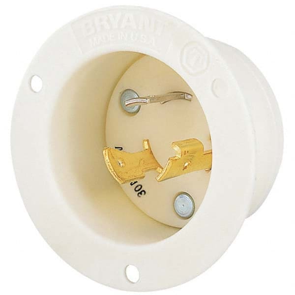 Bryant Electric - Twist Lock Plugs & Connectors Connector Type: Inlet Grade: Industrial - Exact Tool & Supply