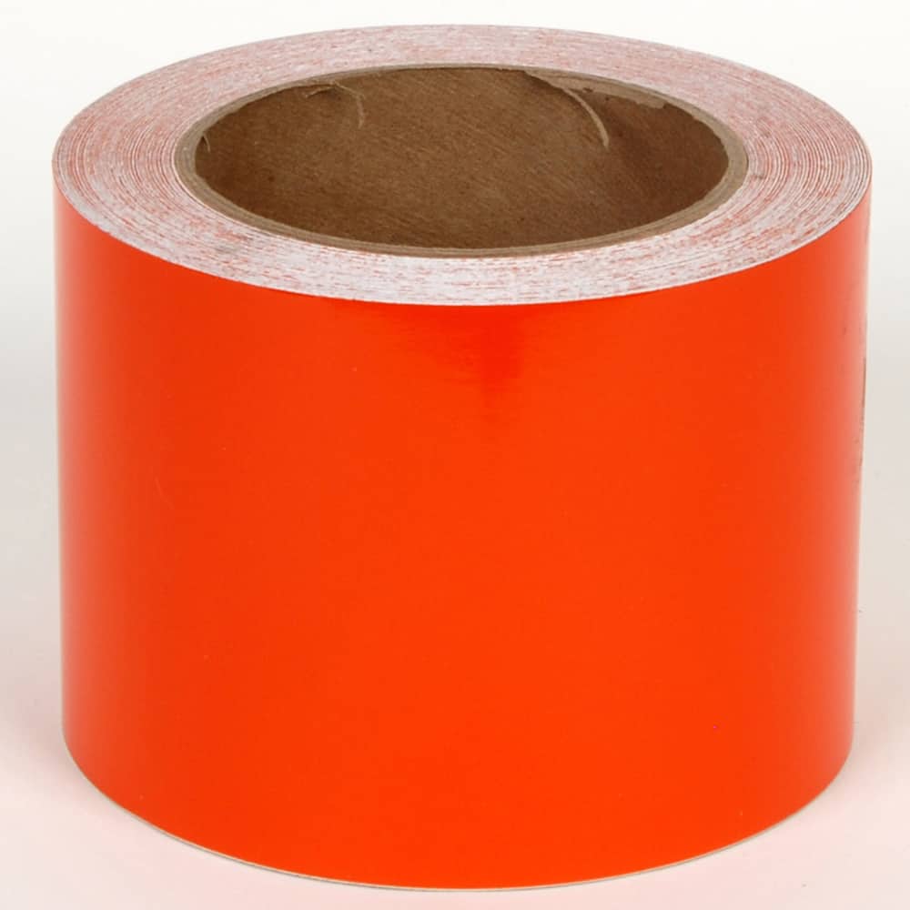 Cobra Systems - Labels, Ribbons & Tapes; Type: Vinyl Tape ; Color: Orange ; For Use With: VNM8 ; Width (Inch): 5 ; Length (Feet): 75 ; Material: Vinyl - Exact Tool & Supply