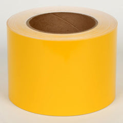 Cobra Systems - Labels, Ribbons & Tapes; Type: Vinyl Tape ; Color: Yellow ; For Use With: VNM8 ; Width (Inch): 5 ; Length (Feet): 150 ; Material: Vinyl - Exact Tool & Supply