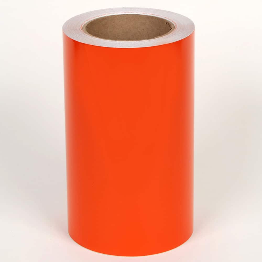 Cobra Systems - Labels, Ribbons & Tapes; Type: Vinyl Tape ; Color: Orange ; For Use With: VNM8 ; Width (Inch): 8 ; Length (Feet): 150 ; Material: Vinyl - Exact Tool & Supply