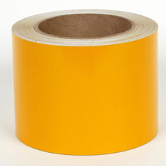 Cobra Systems - Labels, Ribbons & Tapes; Type: Vinyl Tape ; Color: Yellow ; For Use With: VNM8 ; Width (Inch): 4 ; Length (Feet): 75 ; Material: Vinyl - Exact Tool & Supply