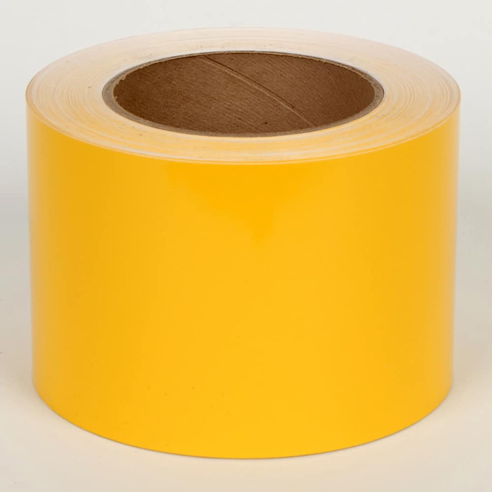 Cobra Systems - Labels, Ribbons & Tapes; Type: Vinyl Tape ; Color: Yellow ; For Use With: VNM8 ; Width (Inch): 7 ; Length (Feet): 150 ; Material: Vinyl - Exact Tool & Supply
