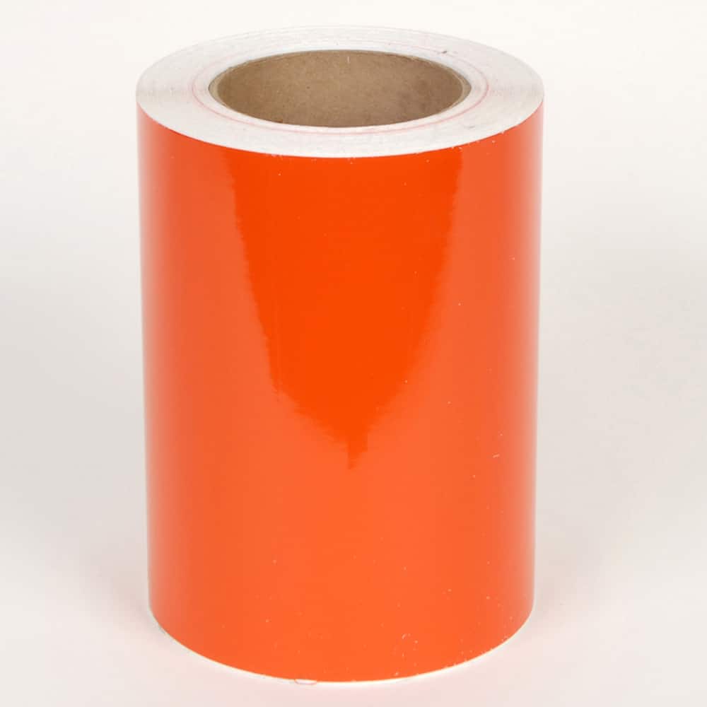 Cobra Systems - Labels, Ribbons & Tapes; Type: Vinyl Tape ; Color: Orange ; For Use With: VNM8 ; Width (Inch): 6 ; Length (Feet): 150 ; Material: Vinyl - Exact Tool & Supply