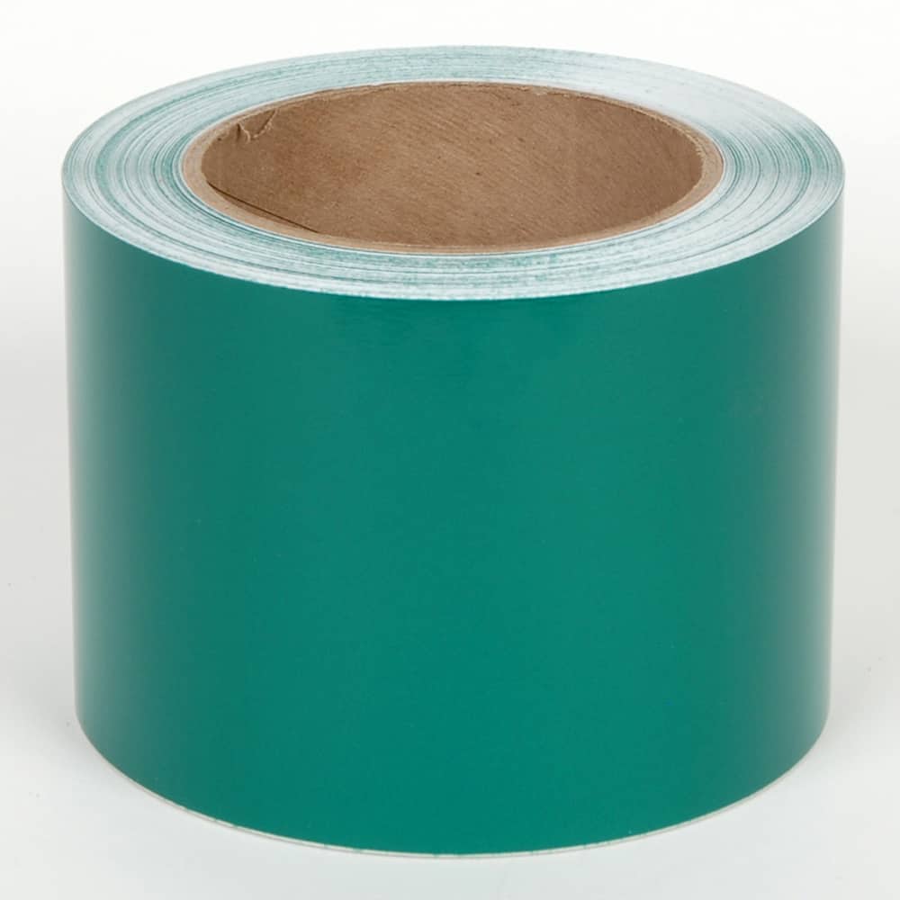 Cobra Systems - Labels, Ribbons & Tapes; Type: Vinyl Tape ; Color: Green ; For Use With: VNM8 ; Width (Inch): 4 ; Length (Feet): 75 ; Material: Vinyl - Exact Tool & Supply