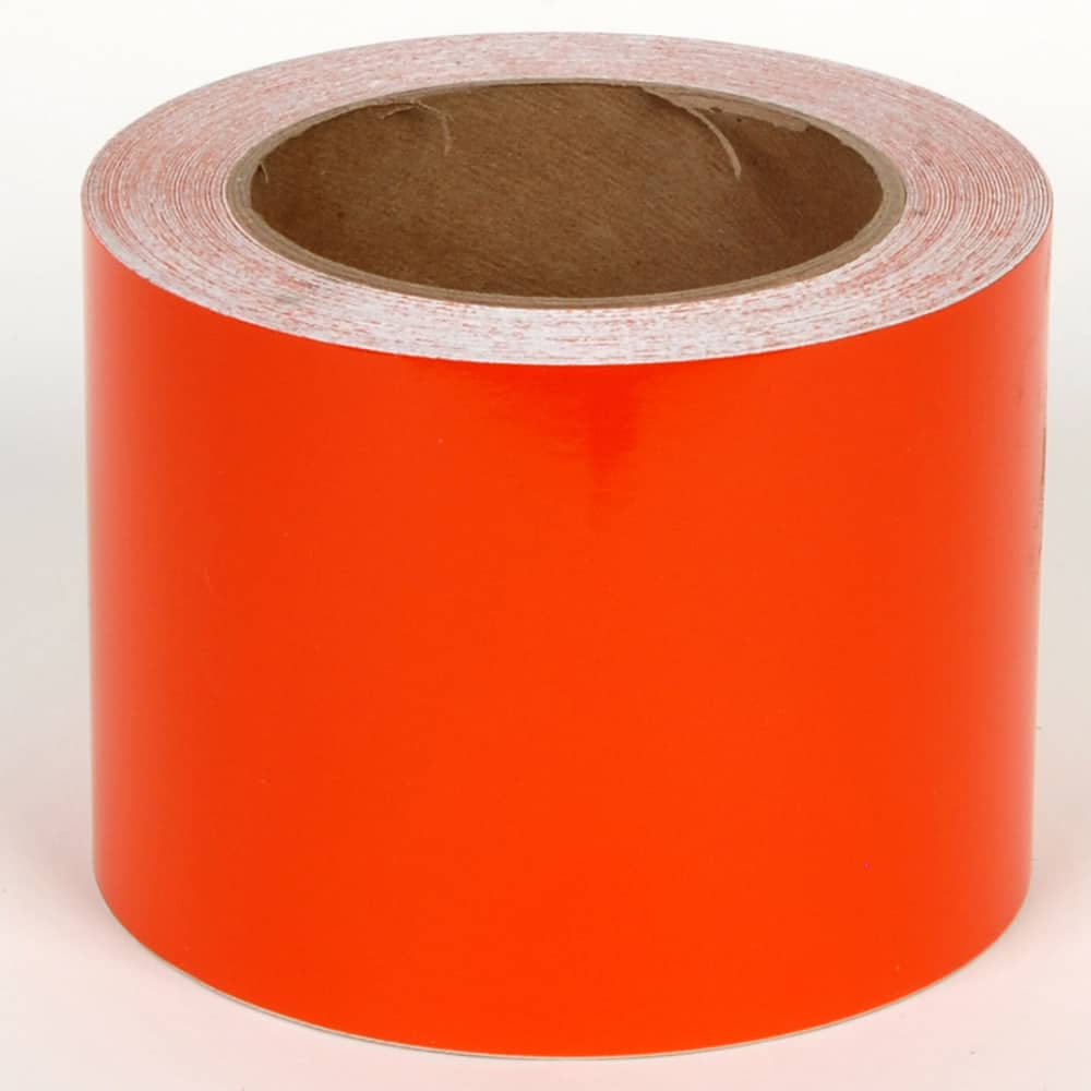 Cobra Systems - Labels, Ribbons & Tapes; Type: Vinyl Tape ; Color: Orange ; For Use With: VNM8 ; Width (Inch): 6 ; Length (Feet): 75 ; Material: Vinyl - Exact Tool & Supply