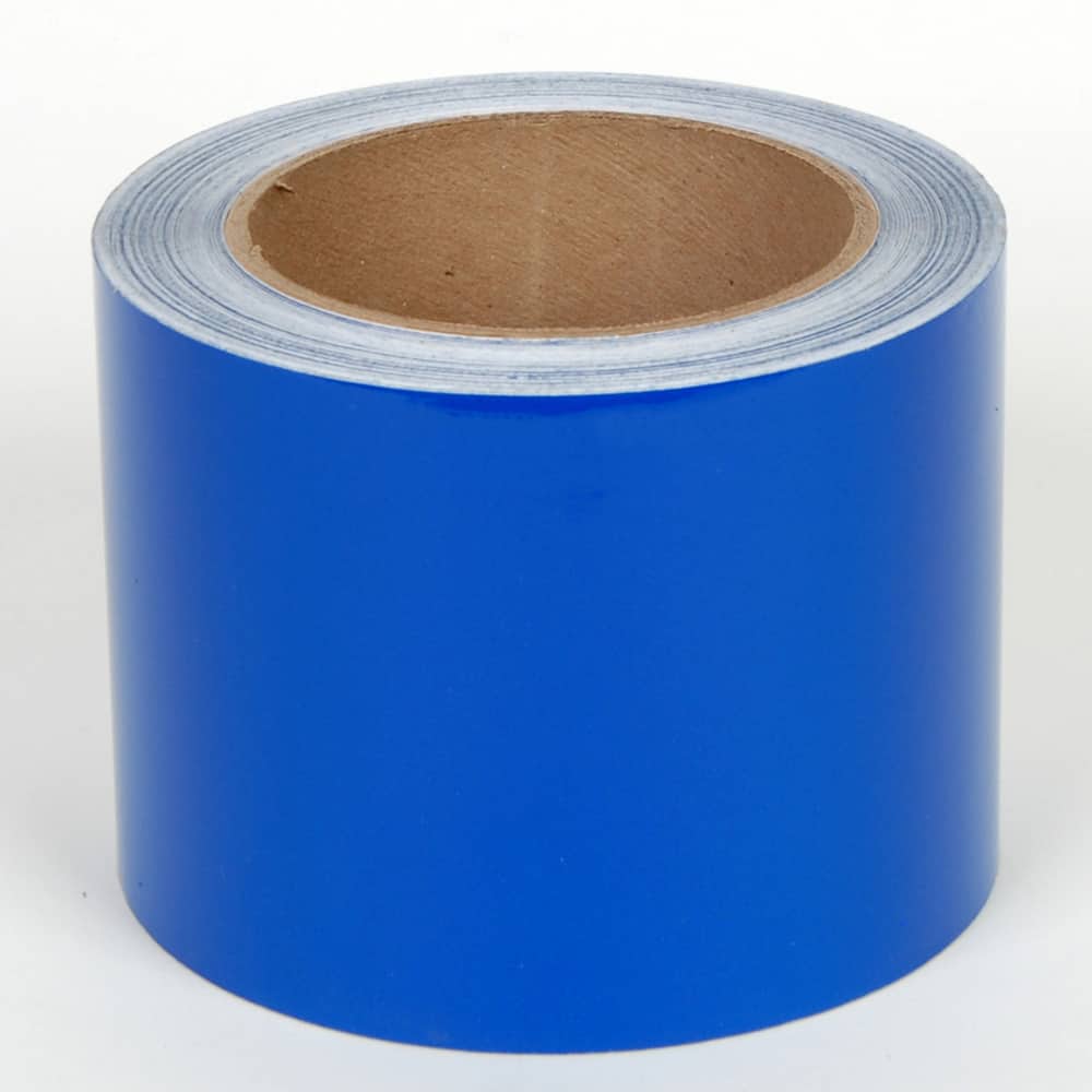 Cobra Systems - Labels, Ribbons & Tapes; Type: Vinyl Tape ; Color: Bue ; For Use With: VNM8 ; Width (Inch): 4 ; Length (Feet): 75 ; Material: Vinyl - Exact Tool & Supply